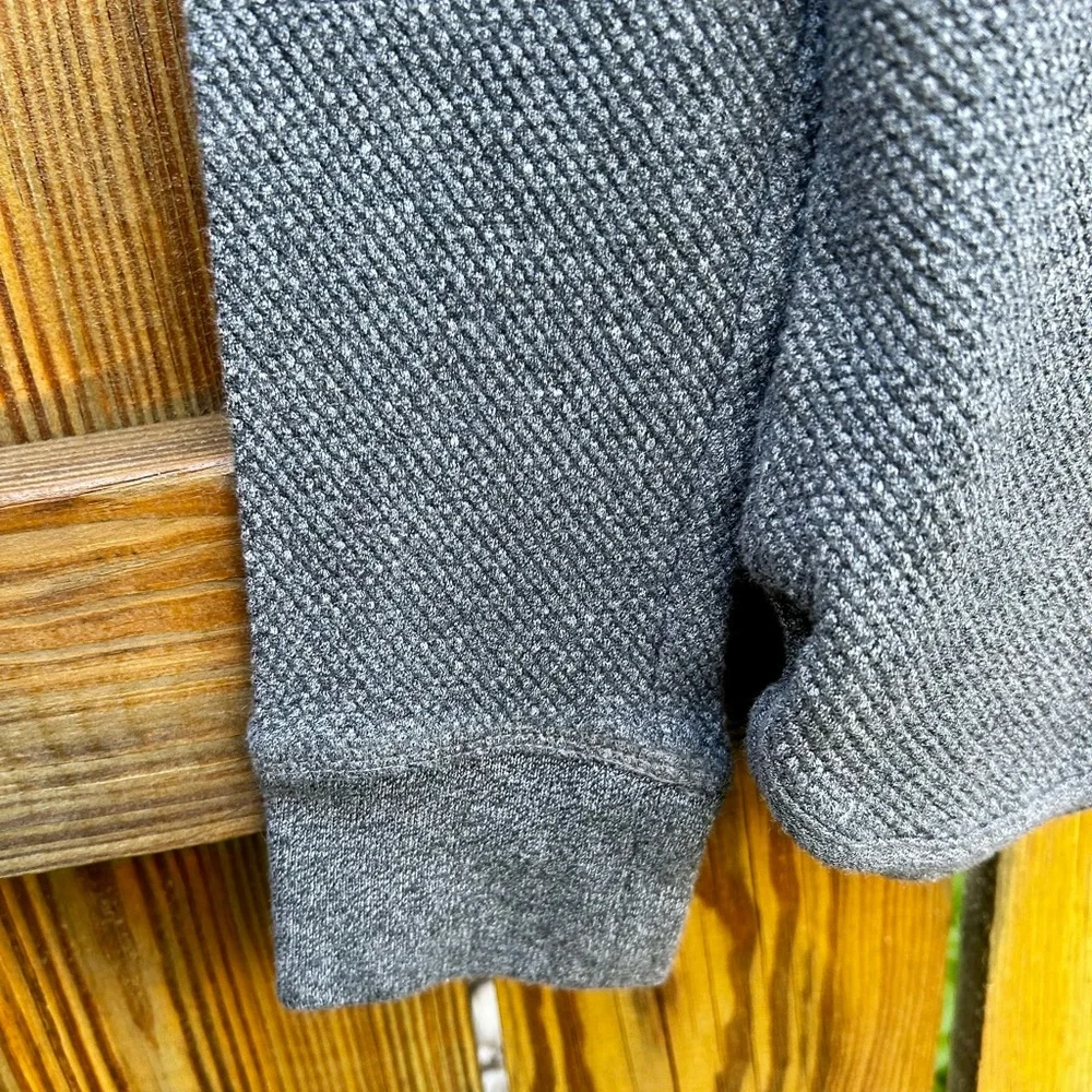 Banana Republic Sweater Henley Crewneck Waffle Knit Soft Knit 100% Cotton